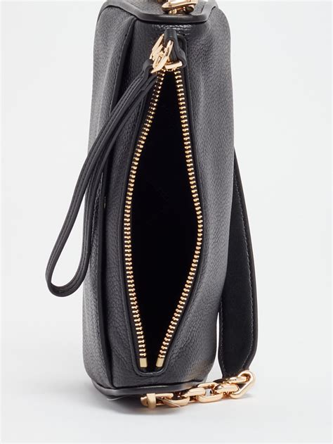 sac en bandouliere michael kors noir chaine dorée|Sacs à bandoulière Noir pour femme .